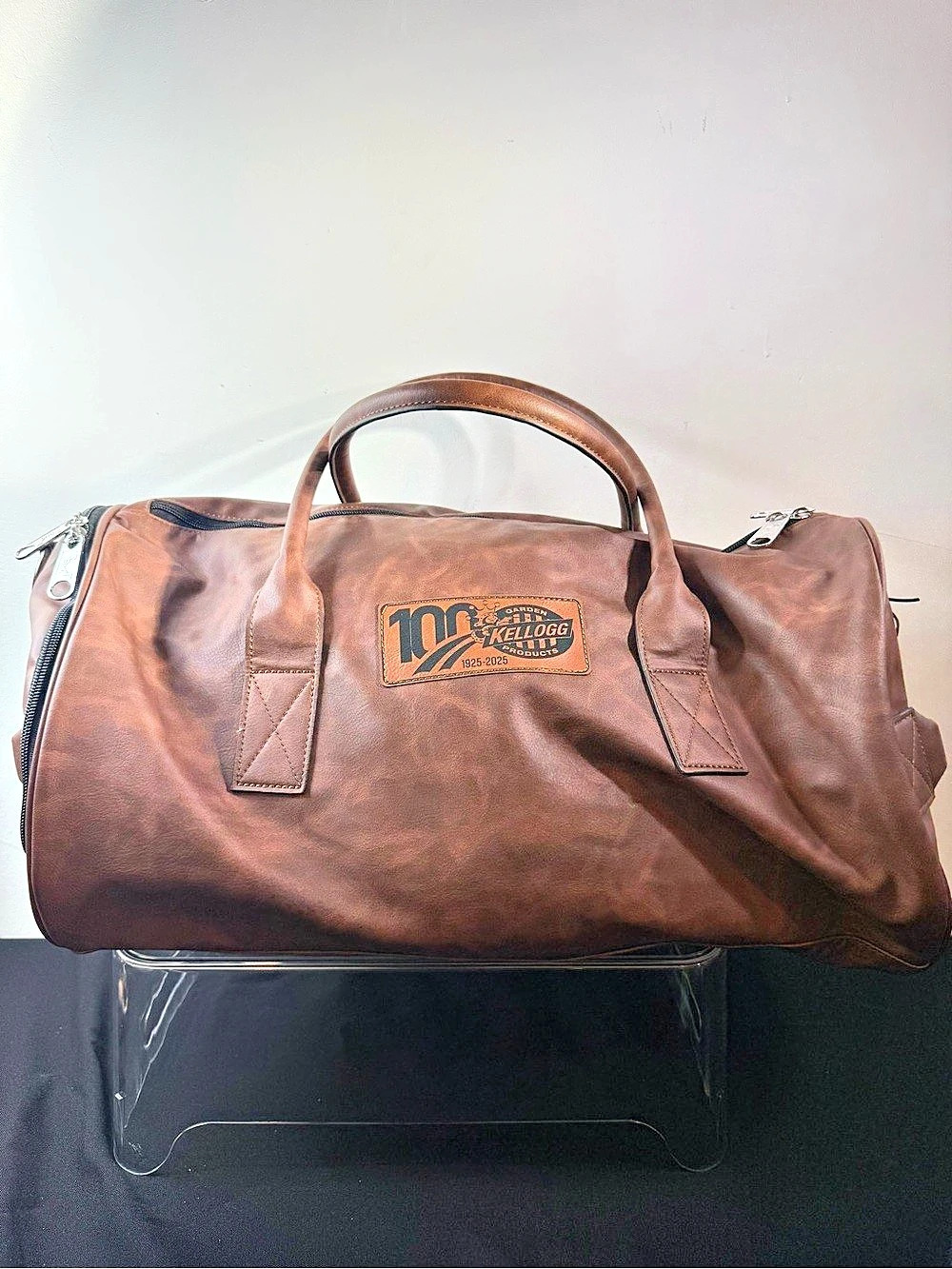 Jones New York 100 Years Kellogg Products Brown Travel Bag NWT
